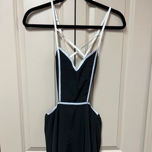 Tobi Black and White Mini Dress